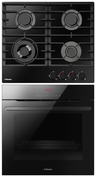 Комплект Hansa FCMS680188 (Встраиваемый духовой шкаф + Поверхность BHKS671830)